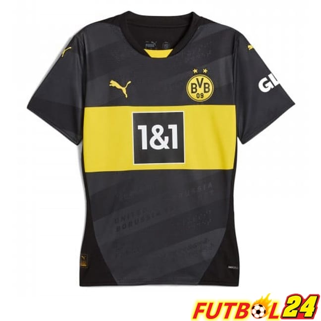 Camisetas De Futbol Dortmund Mujer Segunda 2024/2025