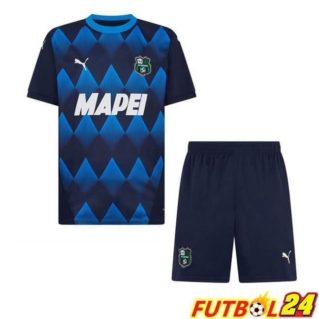 Camisetas De Futbol US Sassuolo Ninos Tercera Azul 2024/2025