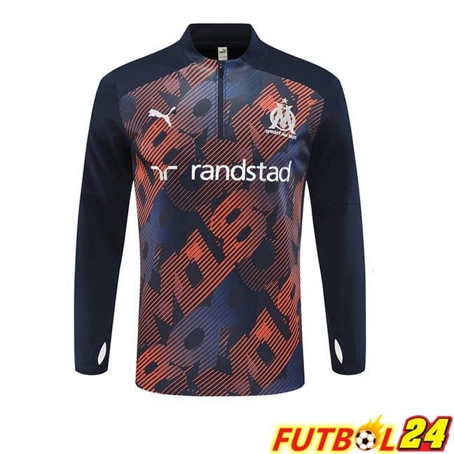 Sudadera De Entrenamiento Marsella OM Azul Real 2024/2025