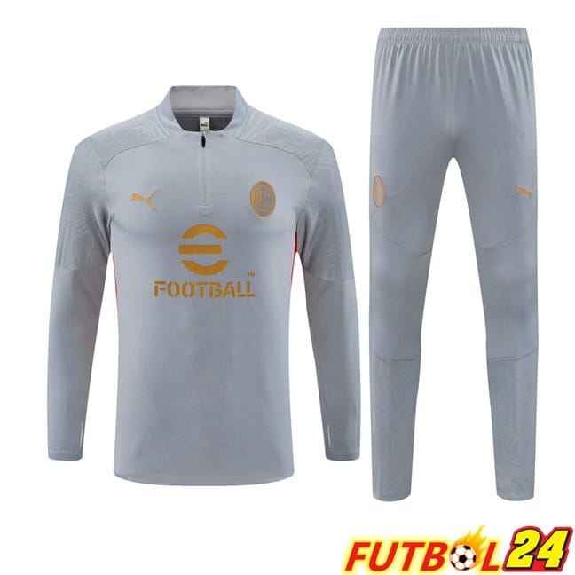 Chandal Equipos De Futbol AC Milan Gris 2024/2025