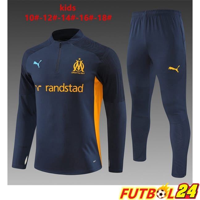 Chandal Equipos De Futbol Marsella OM Ninos Azul Real 2024/2025