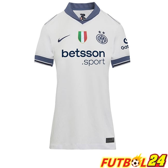 Camisetas De Futbol Inter Milan Mujer Segunda 2024/2025