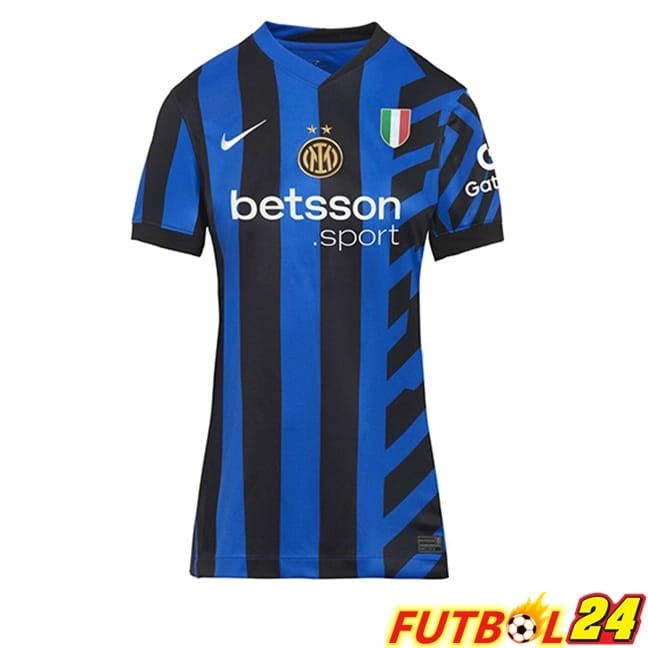 Camisetas De Futbol Inter Milan Mujer Primera 2024/2025