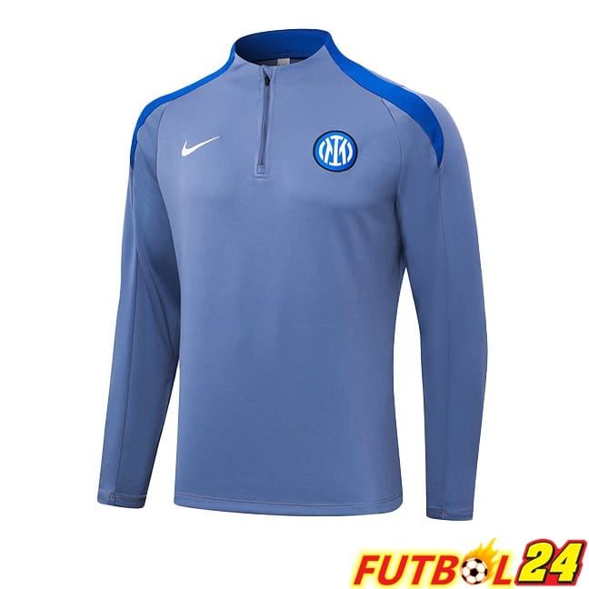 Sudadera De Entrenamiento Inter Milan Gris 2024/2025