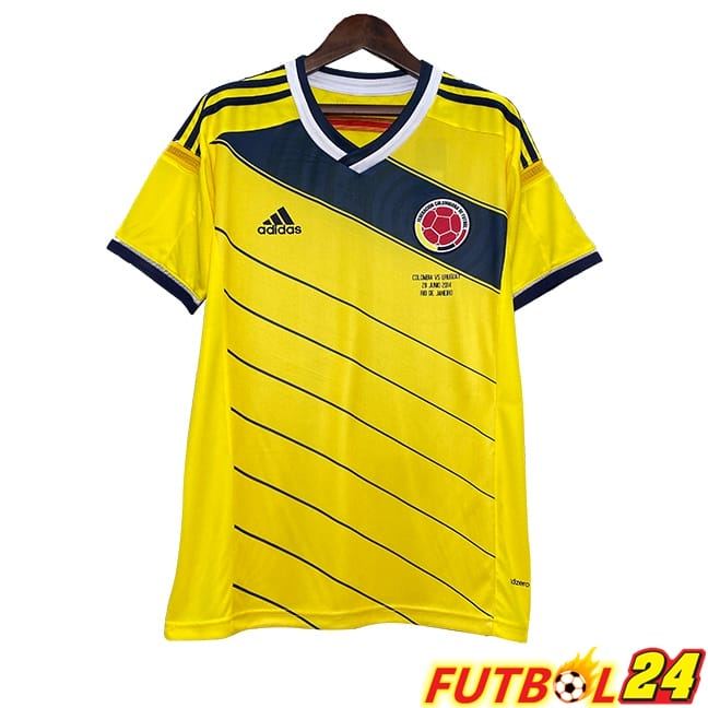 Camisetas De Futbol Colombia Retro Primera 2014