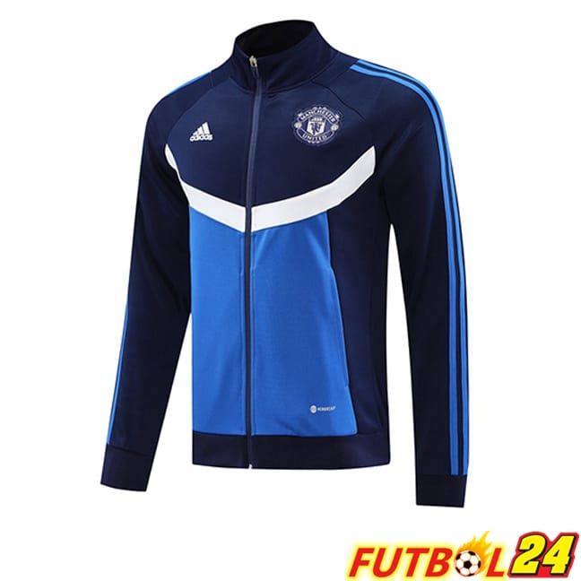 Chaquetas Futbol Manchester United Azul Real 2024/2025