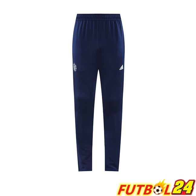 Pantalon Entrenamiento Manchester United Azul Real 2024/2025