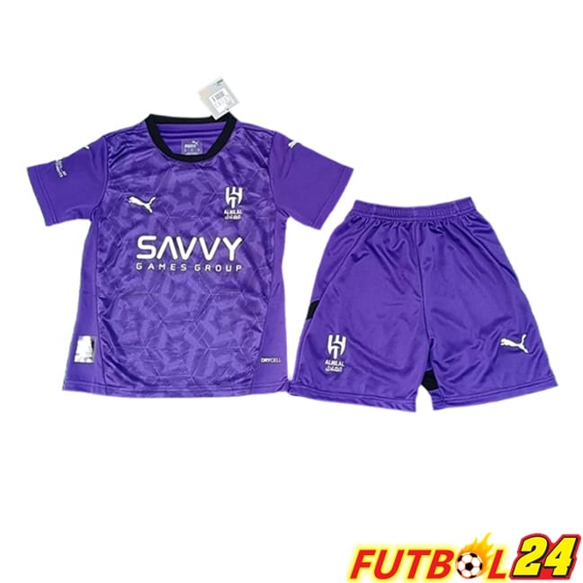 Camisetas De Futbol Al-Hilal Ninos Tercera 2024/2025