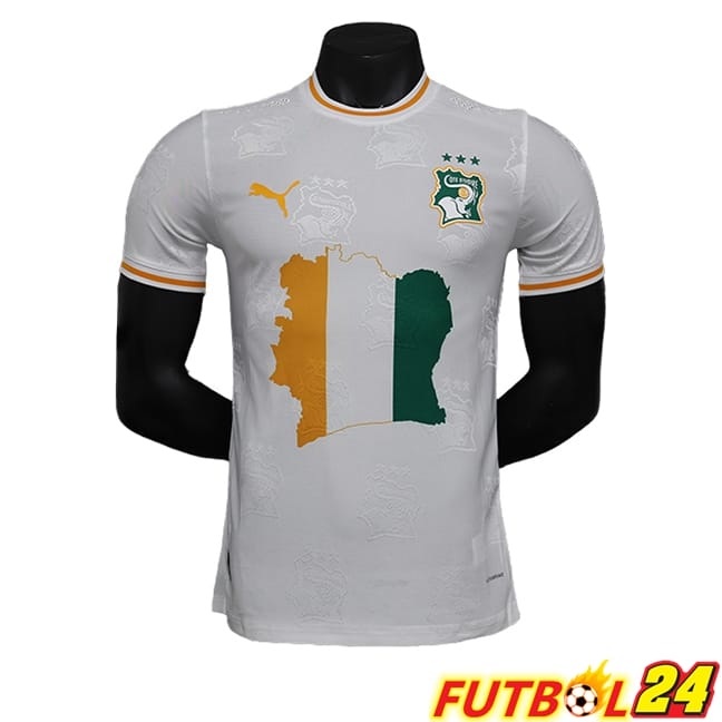 Camiseta Nacional Costa de Marfil Edición Especial Blanco 2024/2025