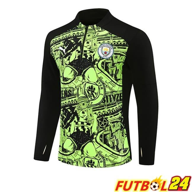 Sudadera De Entrenamiento Manchester City Verde 2024/2025