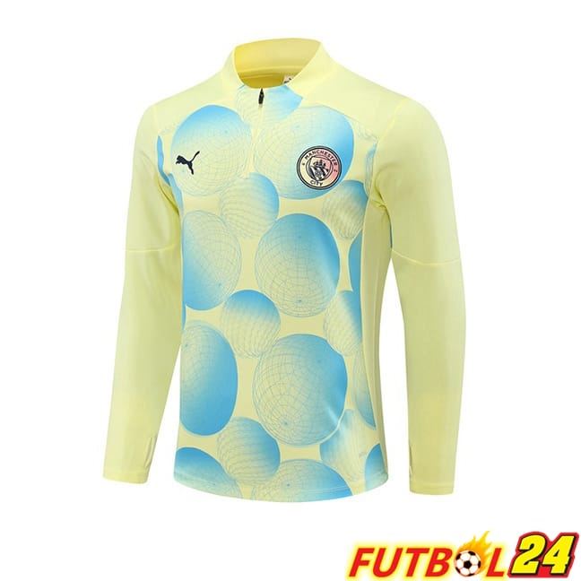 Sudadera De Entrenamiento Manchester City Amarillo 2024/2025