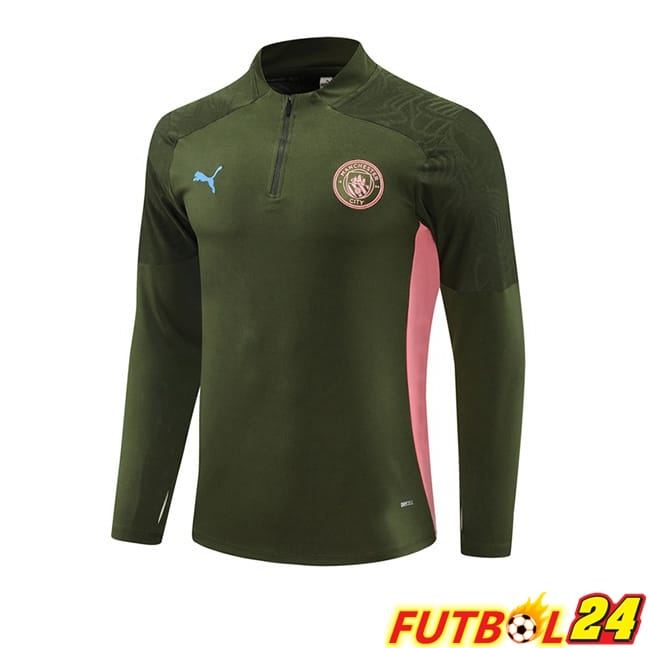 Sudadera De Entrenamiento Manchester City Verde 2024/2025