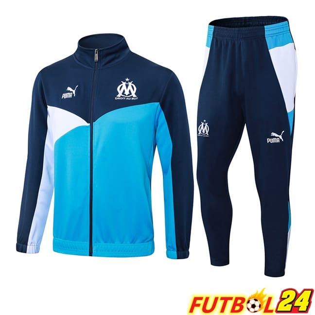 Chandal Equipos De Futbol - Chaqueta Marsella OM Azul Real 2024/2025