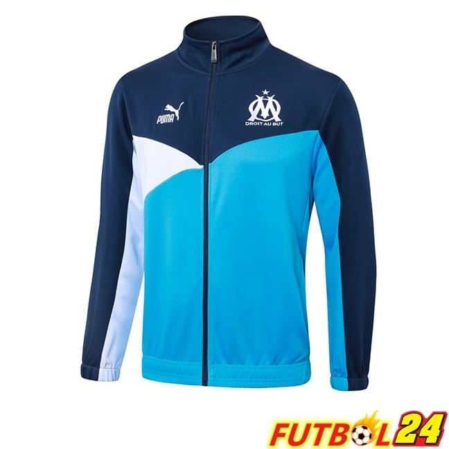 Chaquetas Futbol Marsella OM Azul Real 2024/2025