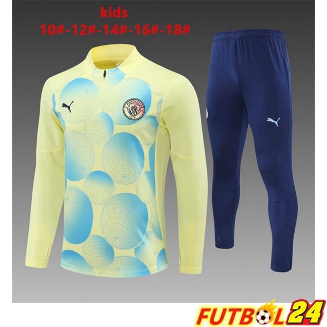 Chandal Equipos De Futbol Manchester City Ninos Amarillo 2024/2025