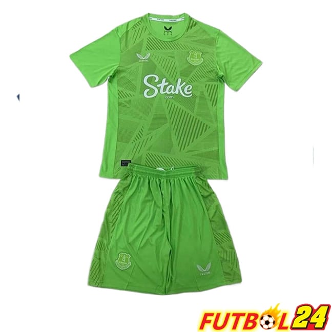 Camisetas De Futbol Everton Ninos Portero Verde 2024/2025