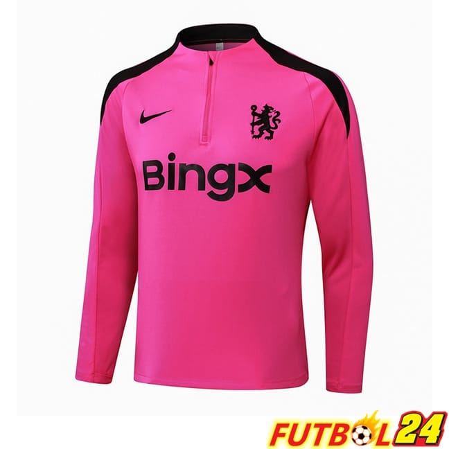 Sudadera De Entrenamiento FC Chelsea Rosado 2024/2025