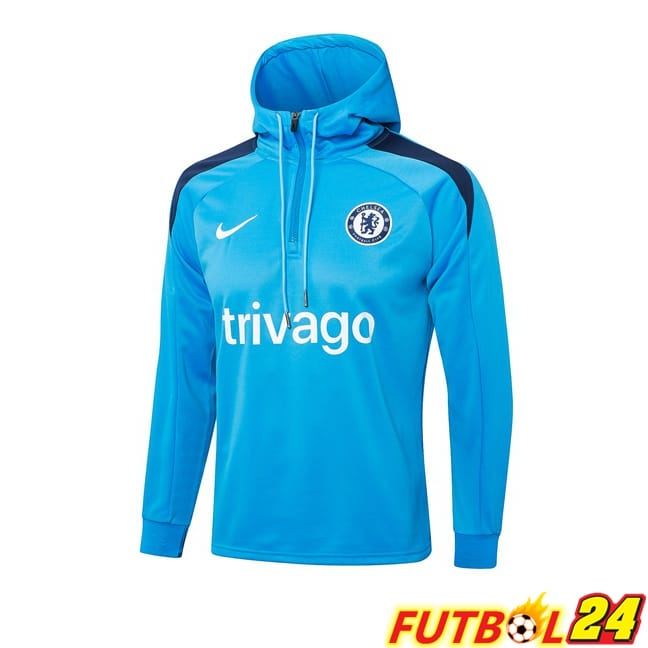 Sudadera Con Capucha FC Chelsea Azul 2024/2025