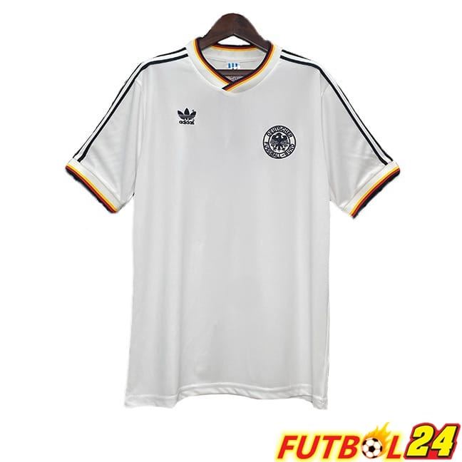 Camisetas De Futbol Alemania Retro Primera Blanco 1986