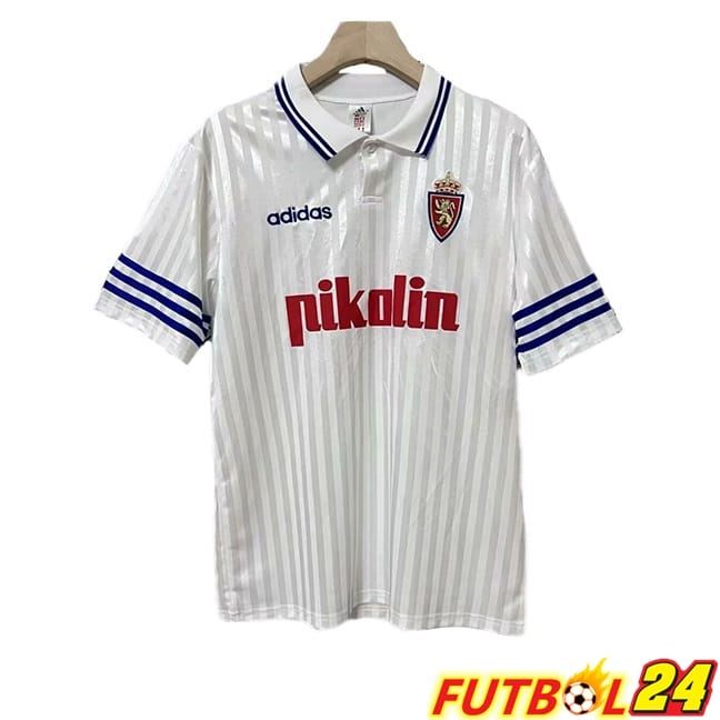 Camisetas De Futbol Real Zaragoza Retro Primera Blanco 1995-1996