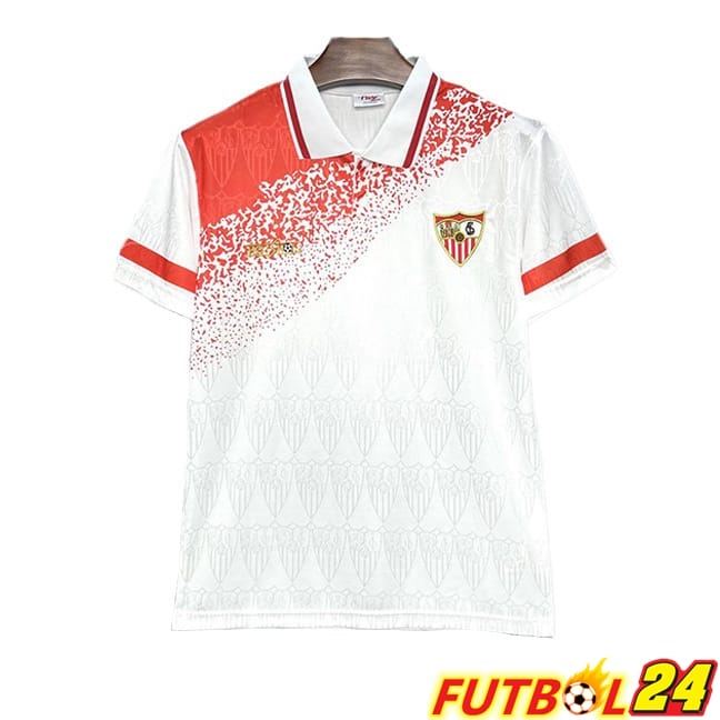 Camisetas De Futbol Sevilla FC Retro Primera Blanco 1993-1994
