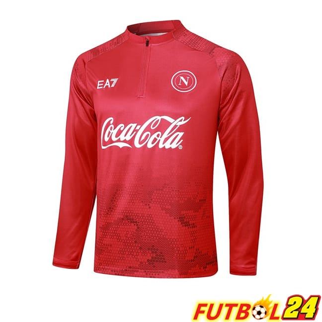 Sudadera De Entrenamiento SSC Napoli Rojo 2024/2025
