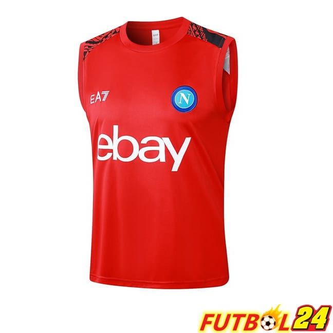 Chalecos De Futbol SSC Napoli Rojo 2024/2025