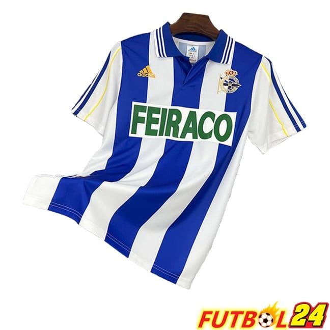 Camisetas De Futbol Deportivo La Coruna Retro Primera 1999/2000