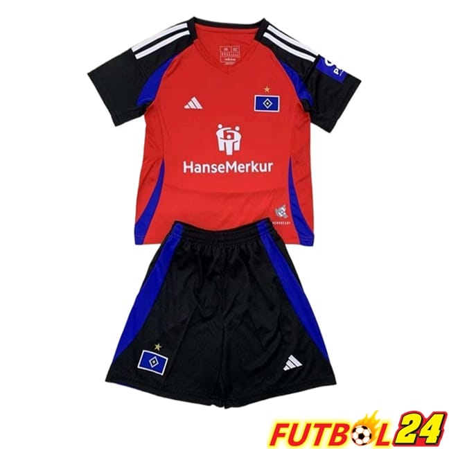 Camisetas De Futbol HSV Hamburg Ninos Tercera 2024/2025