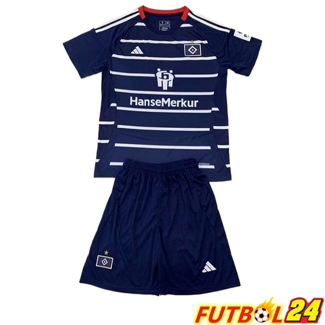 Camisetas De Futbol HSV Hamburg Ninos Segunda 2024/2025