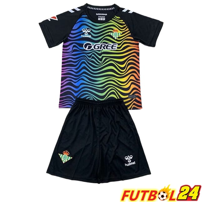 Camisetas De Futbol Real Betis Ninos Portero Negro 2024/2025