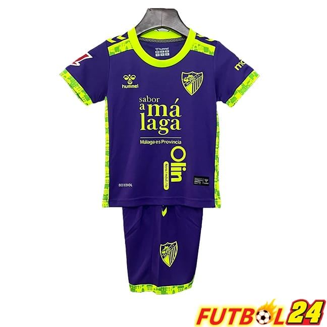 Camisetas De Futbol Malaga Ninos Segunda 2024/2025