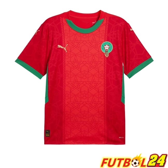 Nueva Camisetas De Futbol Marruecos Primera 2024/2025