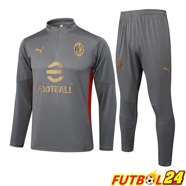 Chandal Equipos De Futbol AC Milan Gris 2024/2025