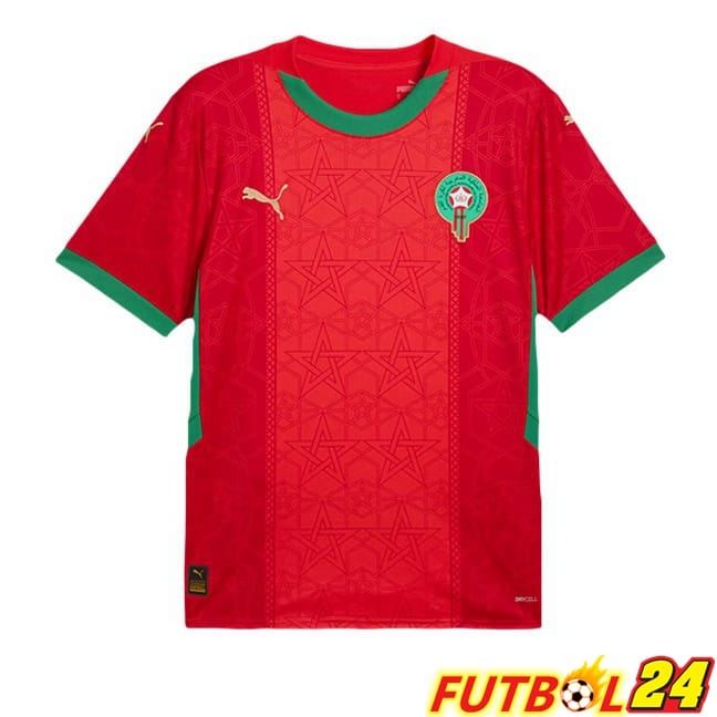Camiseta Nacional Marruecos Primera Rojo 2024/2025