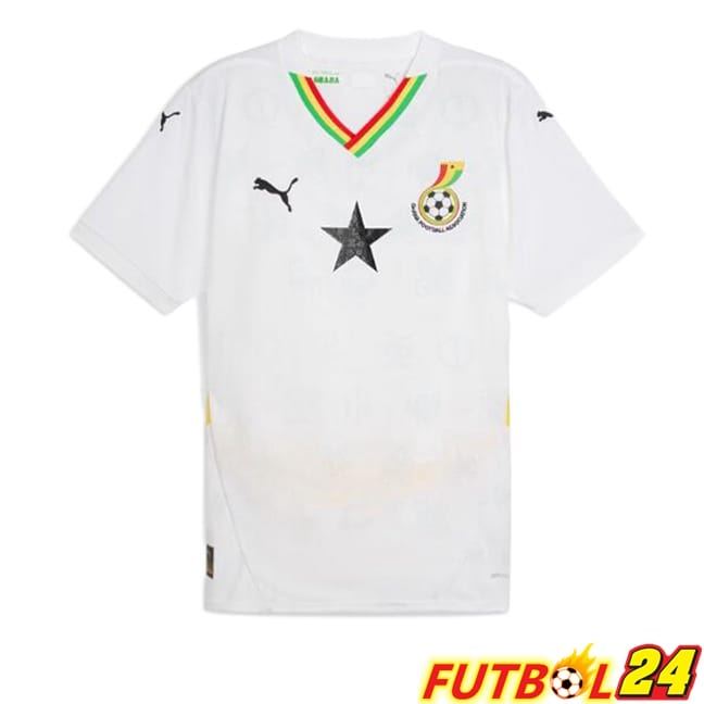 Camiseta Nacional Ghana Primera Blanco 2024/2025