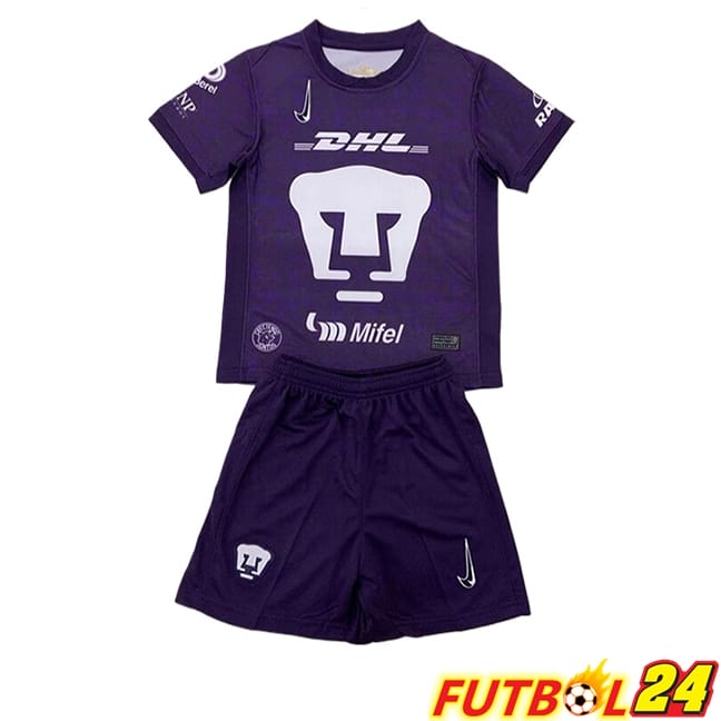 Camisetas De Futbol Pumas UNAM Ninos Tercera 2024/2025