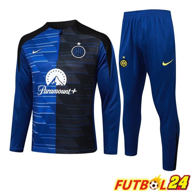 Chandal Equipos De Futbol Inter Milan Azul Negro 2024/2025