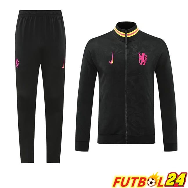 Chandal Equipos De Futbol - Chaqueta FC Chelsea Negro 2024/2025