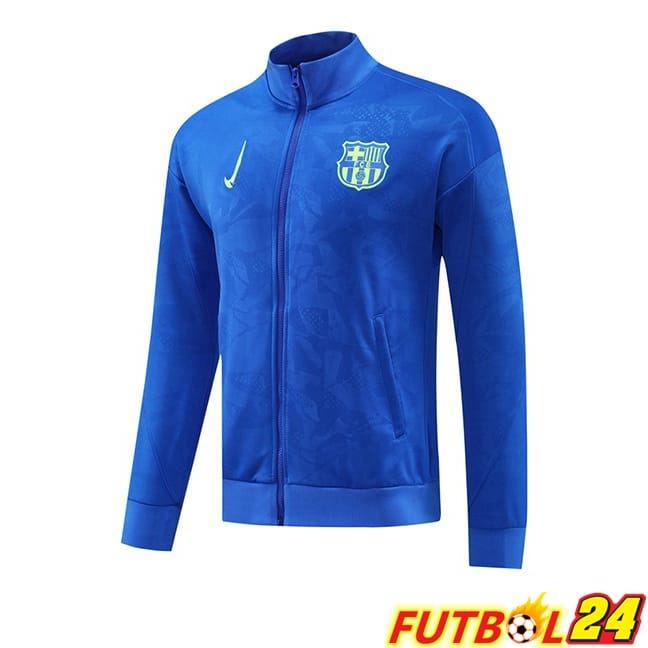 Chaquetas Futbol FC Barcelona Azul 2024/2025