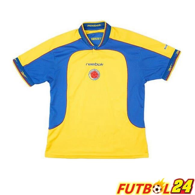 Camisetas De Futbol Colombia Retro Primera Amarillo 2001-2002