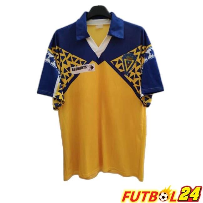 Camisetas De Futbol Cadiz CF Retro Segunda Amarillo 1991-1992