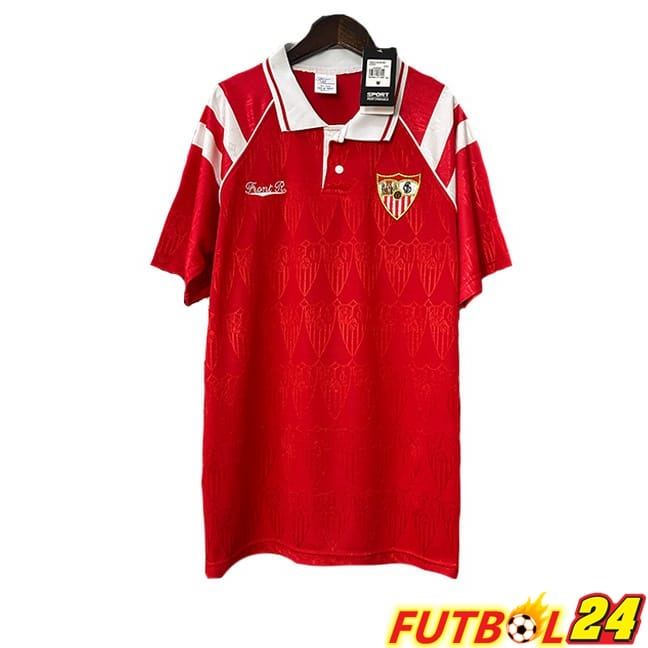 Camisetas De Futbol Sevilla FC Retro Segunda Rojo 1992-1993
