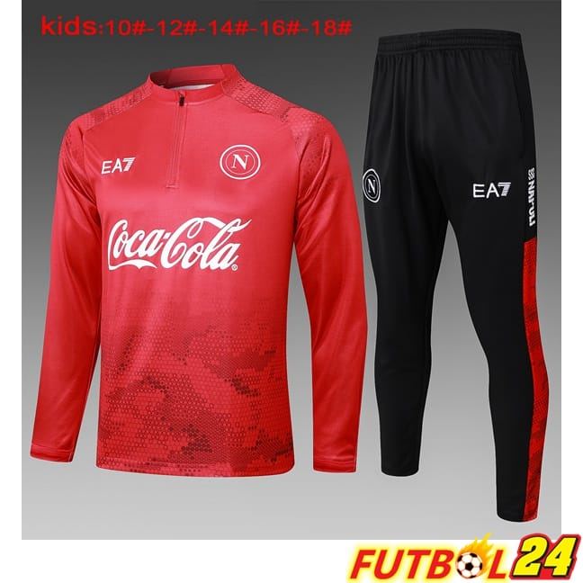 Chandal Equipos De Futbol SSC Napoli Ninos Rojo 2024/2025