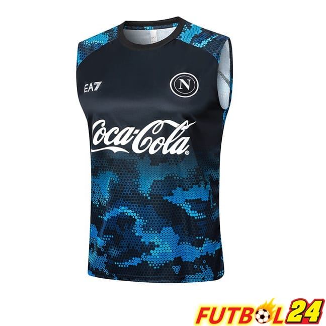 Chalecos De Futbol SSC Napoli Azul Negro 2024/2025