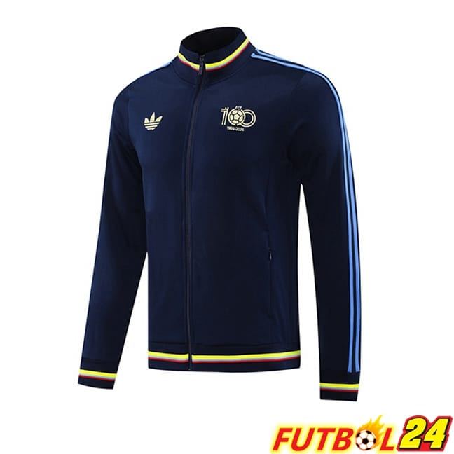 Chaquetas Futbol Colombia Azul Real 2025/2026