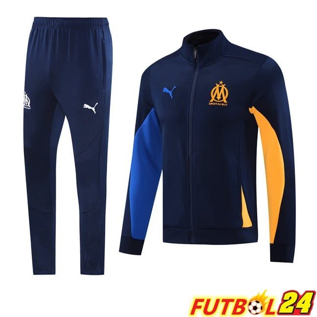 Chandal Futbol - Chaqueta Marsella OM Azul Real 2025/2026