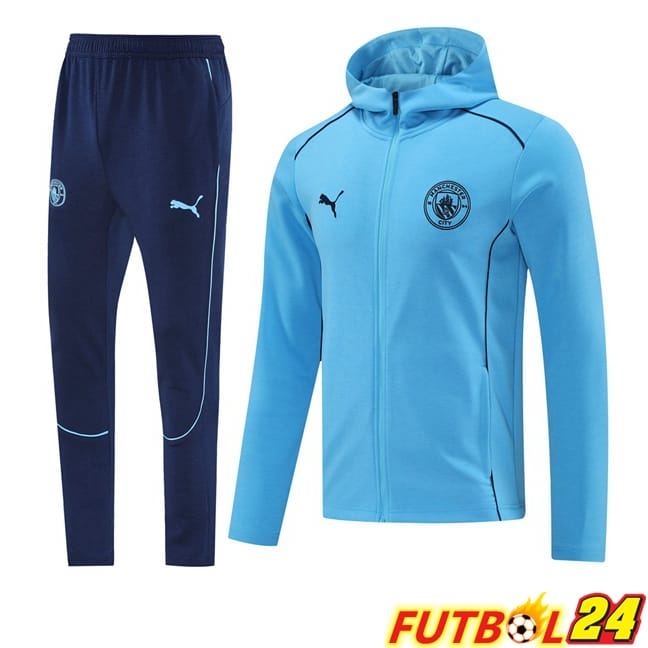 Chandal Futbol - Rompevientos Manchester City Azul 2025/2026