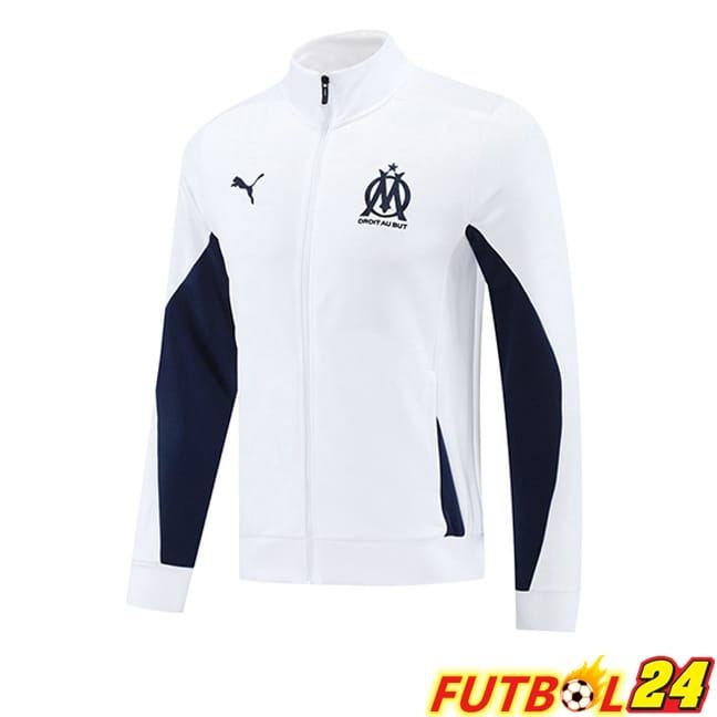 Chaquetas Futbol Marsella OM Blanco 2025/2026