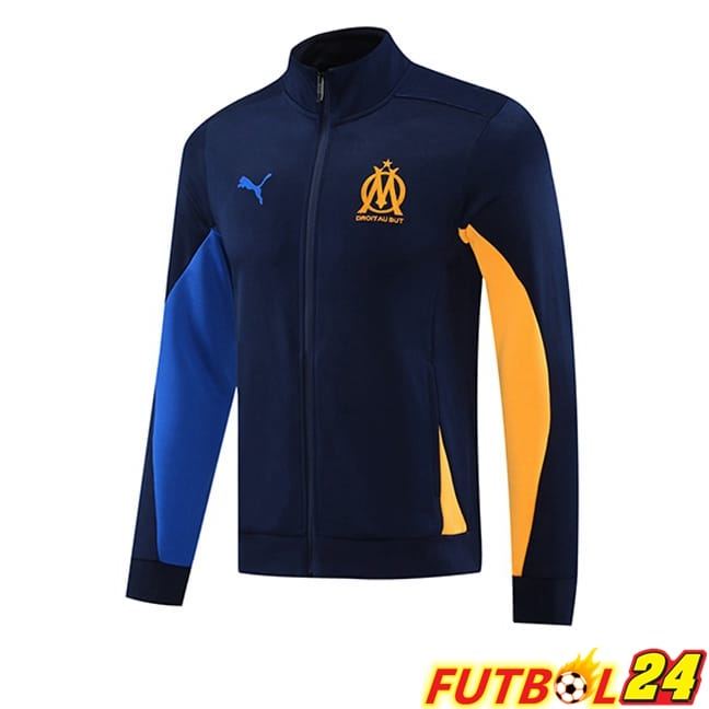 Chaquetas Futbol Marsella OM Azul Real 2025/2026